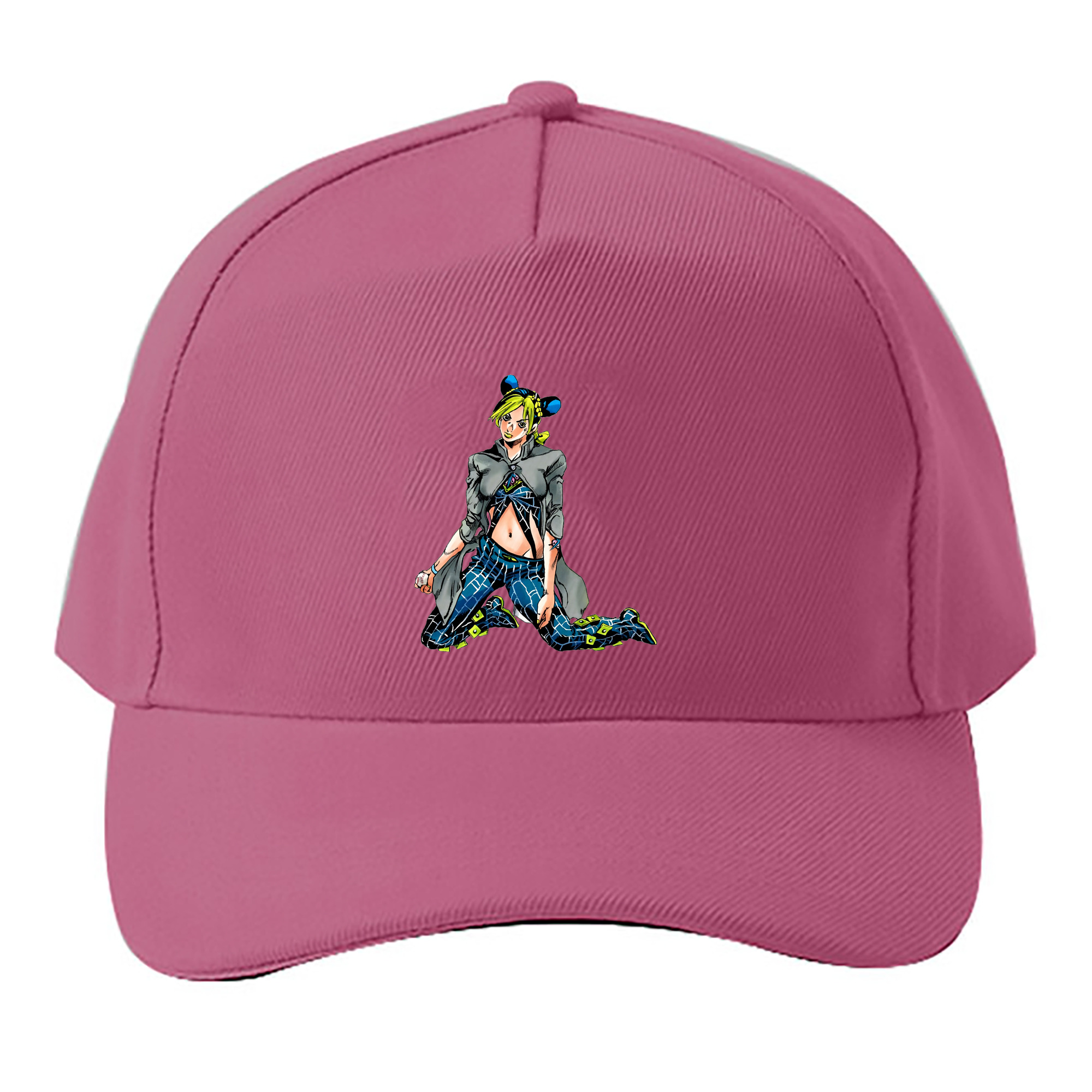（画像用） "ジョジョの奇妙な冒険 くうじょう ジョリーン JoJo's Bizarre Adventure Jolyne Cujoh " ベースボールキャップ 綿100％ 男女兼用 帽子 スポーツ